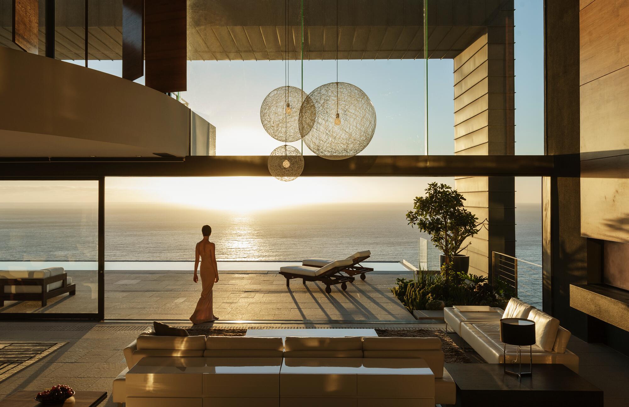 person in a private residence